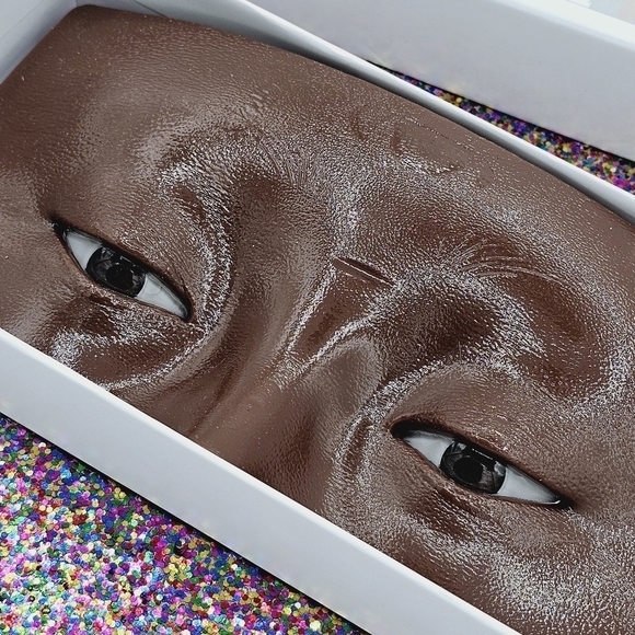 Black Makeup Practice Silicone Mannequin Face Eye Board - Picture 8 of 12